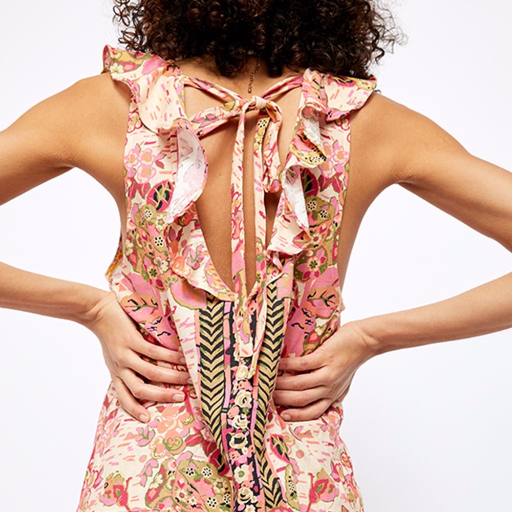 FREE PEOPLE Summer In Tulum Tunic sz L!! New WIthout Tags - Picture 8 of 8